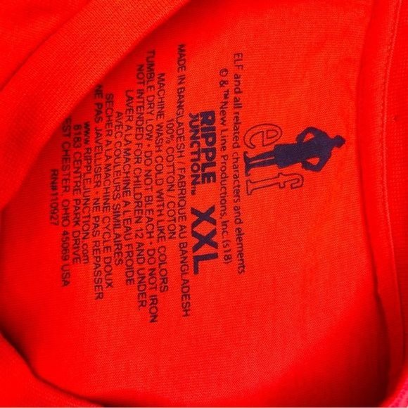 Elf ripple junction son of a nut cracker will ferrell Christmas shirt xxl cotton - Picture 3 of 4